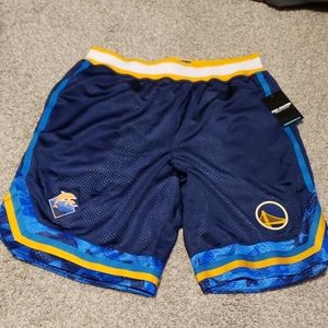 Pink Dolphin Golden State Warriors Mesh Shorts